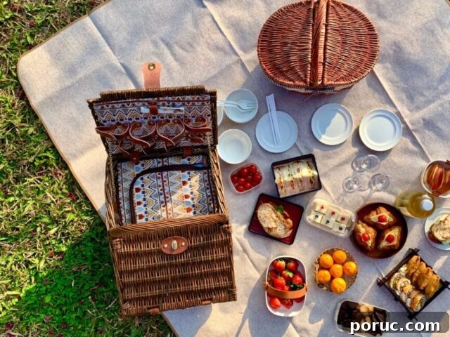 5 Picnic Recipes for a Perfect Summer Day 8 picnic basket spread