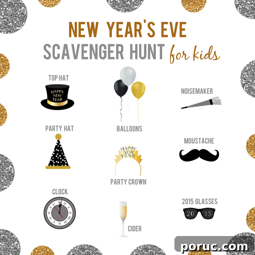 Image for NYE Scavenger Hunt for Kids