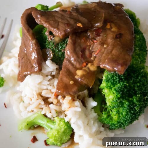 Beef and broccoli recipe image