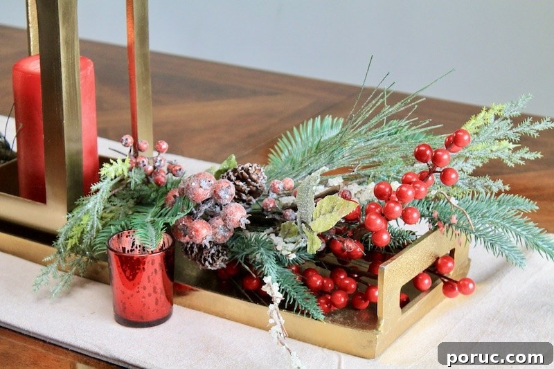 DIY Winter Woods Centerpiece Ideas for Christmas Table Decorations 12 diy natural christmas decorations