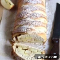 Caramel Apple Braided Loaf