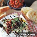 Baked Camembert with Black Garlic & Balsamic Sun-Dried Tomatoes | My Fussy Eater Blog