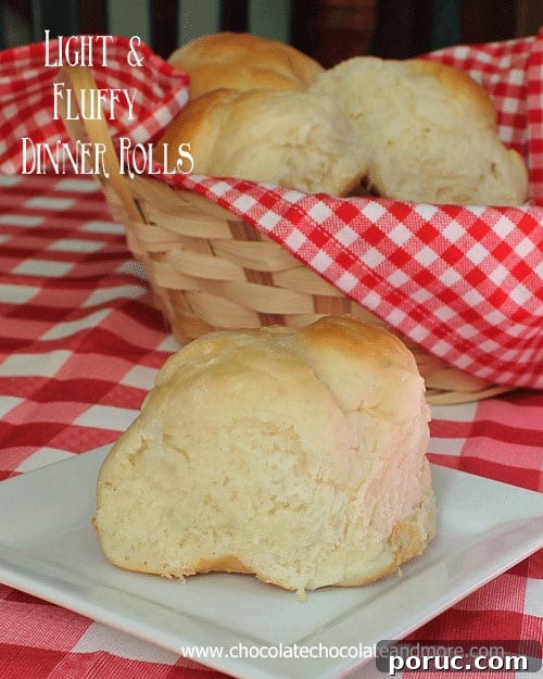 Light and fluffy dinner rolls