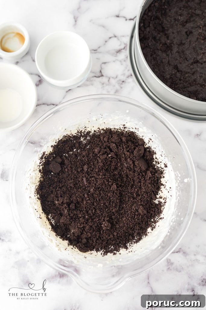 Oreo Cheesecake Filling