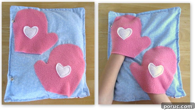 toddler hands in mittens page