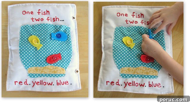 fish bowl quiet book page