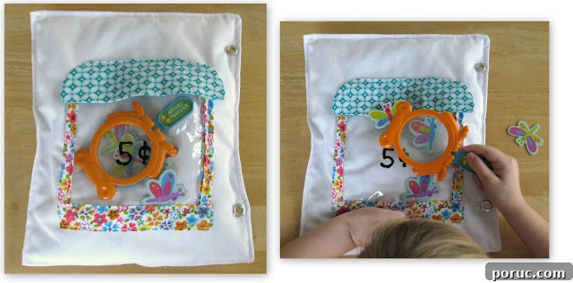 bugs and insects quiet book page
