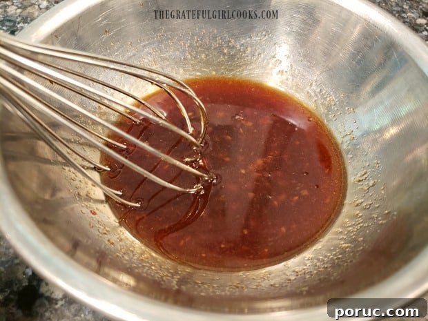 Sauce whisked together Sauce whisked together