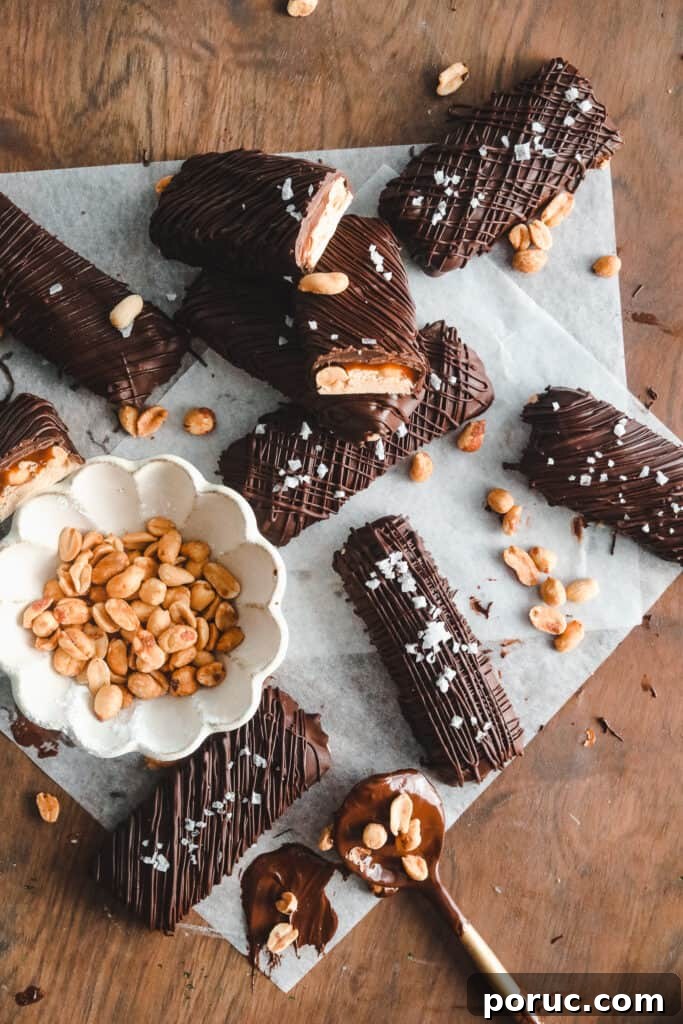 How to Make Homemade Snickers Bars from Scratch 2 homemade snicker bars