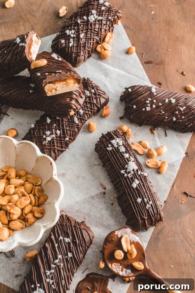 How to Make Homemade Snickers Bars from Scratch 5 homemade snickers bars