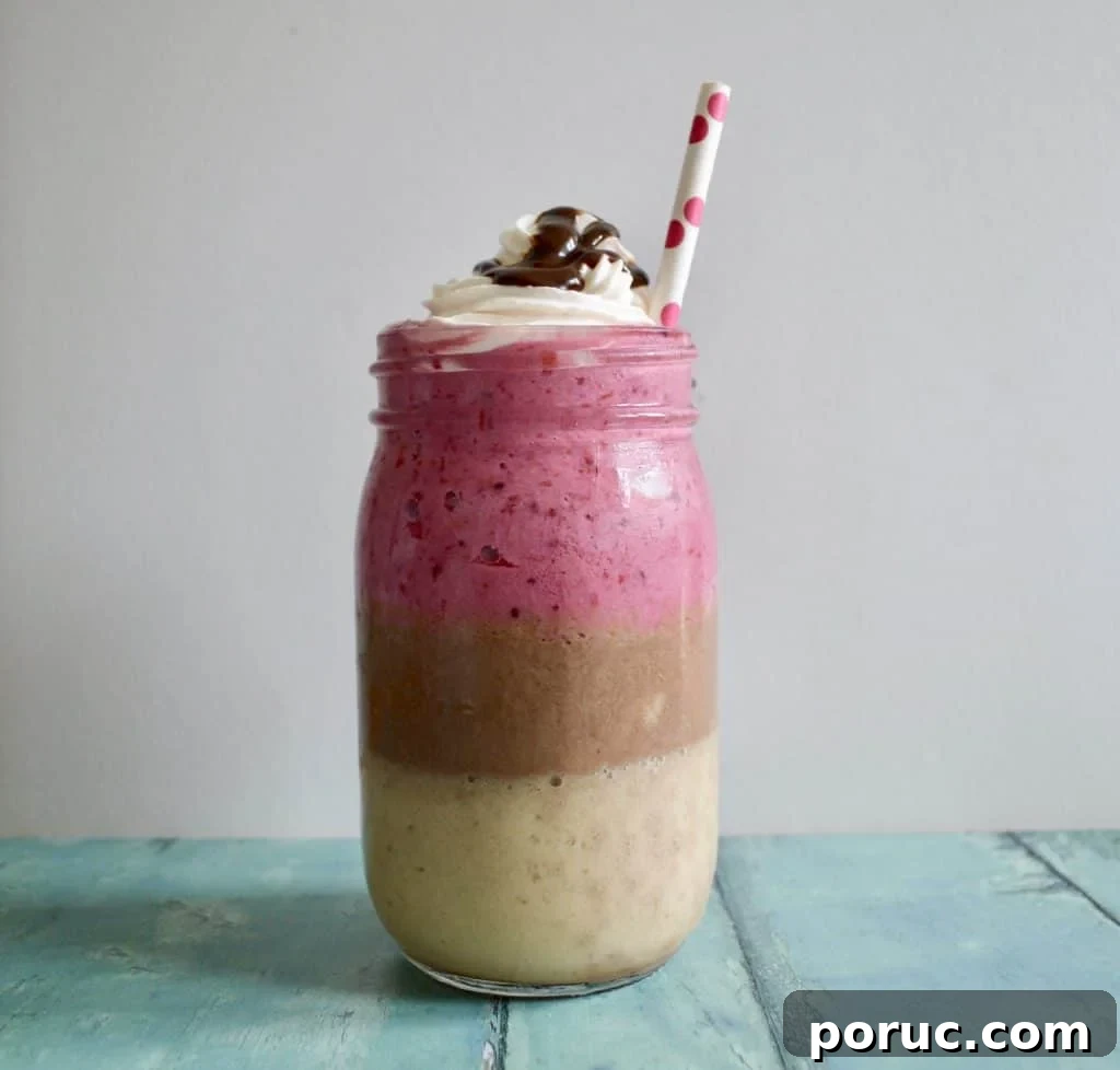 neapolitan milkshake