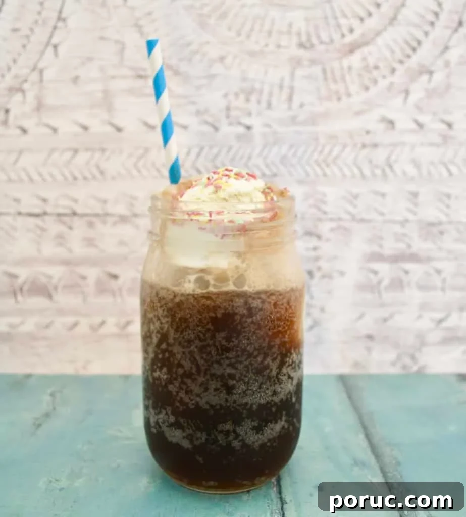 cola ice-cream float