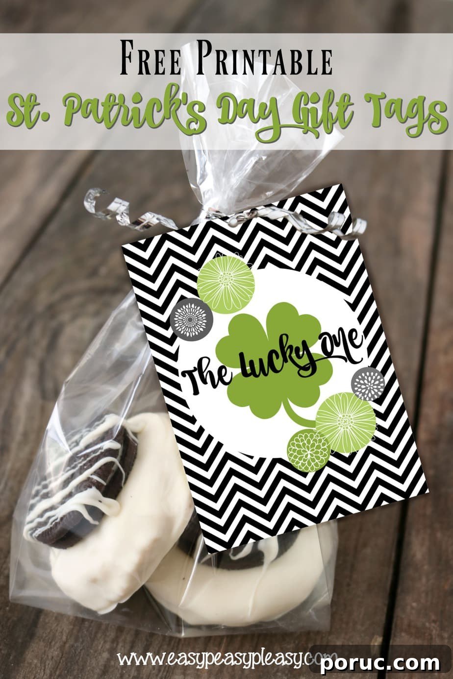 Free St. Patrick’s Day Printable Gift Tags - Instant Download 2 Free Printable St Patrick's Day Gift Tags