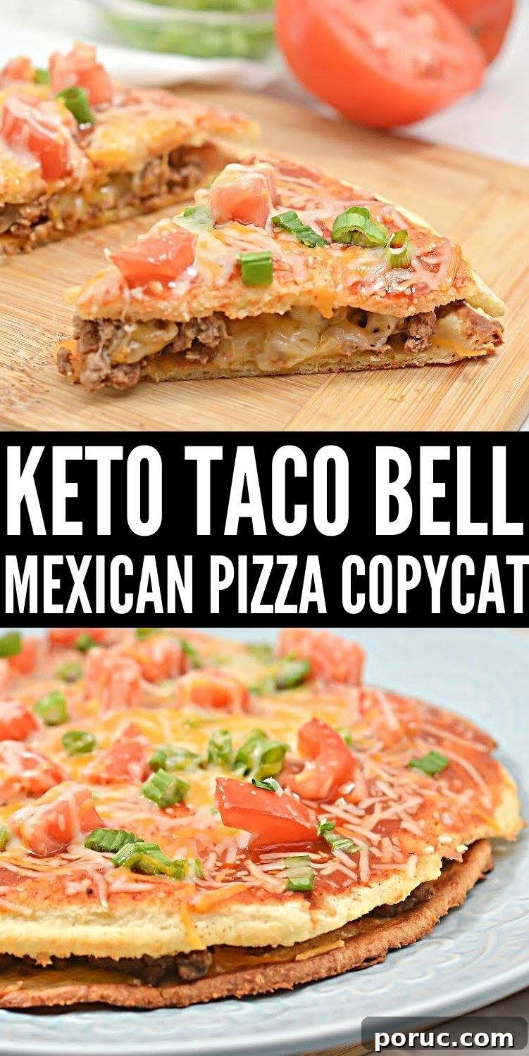 Keto Mexican Pizza Recipe Inspired by Taco Bell 10 Keto Taco Bell Mexican Pizza