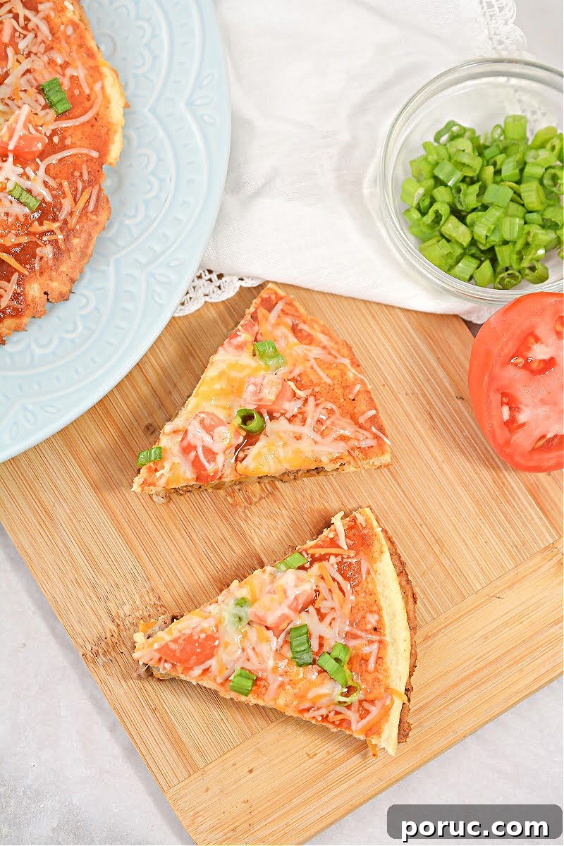Keto Mexican Pizza Recipe Inspired by Taco Bell 4 Keto Taco Bell Mexican Pizza