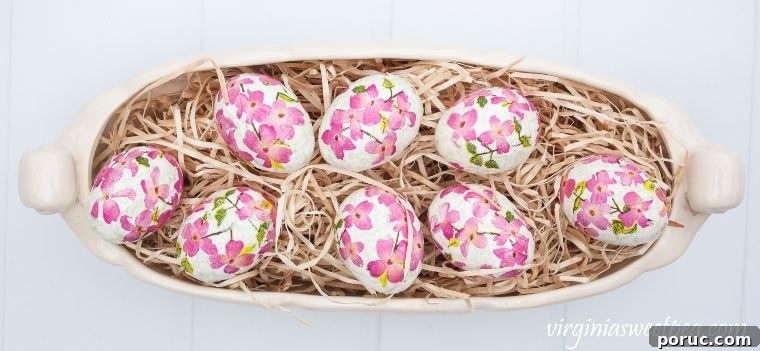 Floral Decoupage Garden