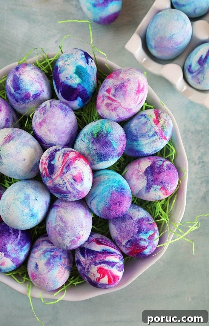 colorful egg decor ideas