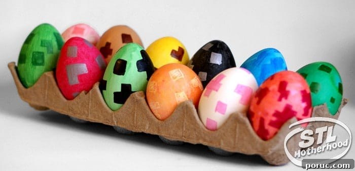 Minecraft-inspired Eggs