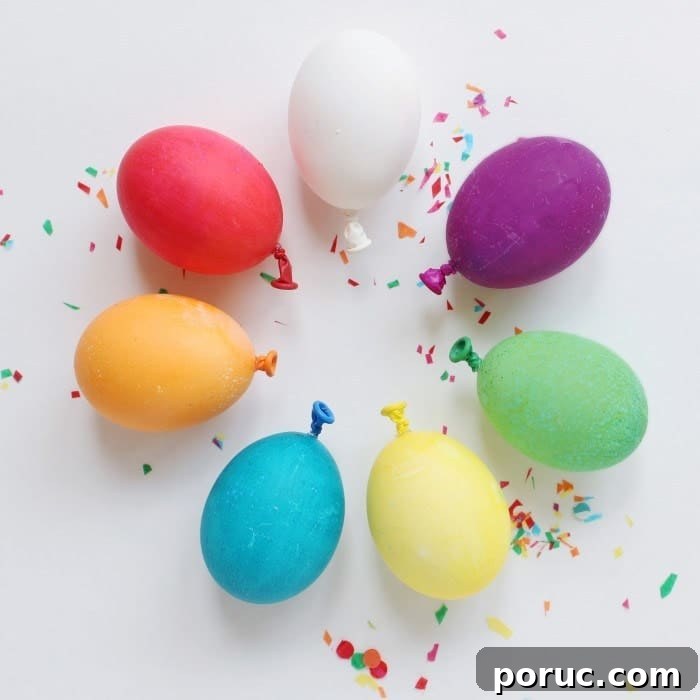 Balloon Easter Eggs DIY