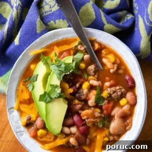 Hearty 15-Bean Taco Soup Recipe for Flavorful Weeknight Dinners 6 15 Bean Taco Soup Recipe - easy and comforting 15 bean soup recipe #15beansoup #beans #recipe