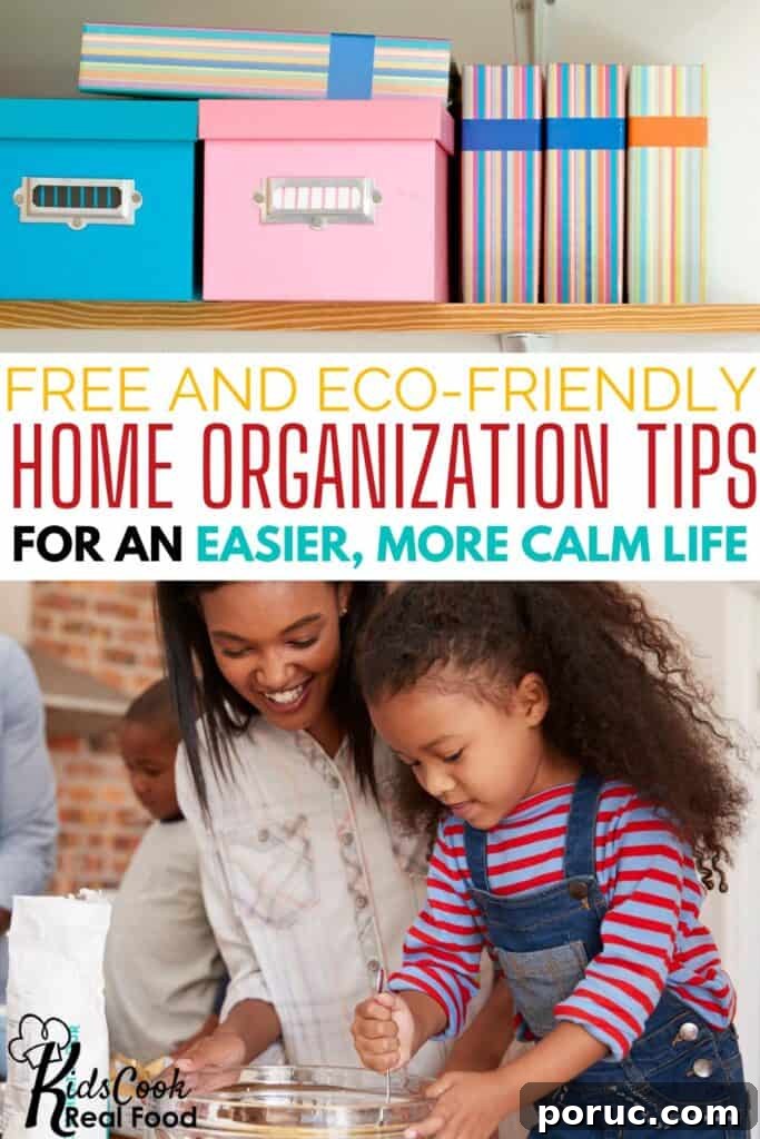 Organize Your Home with Kids: Budget-Friendly, Eco-Smart Tips from Susan Santoro 4 free and eco-friendly home organization tips