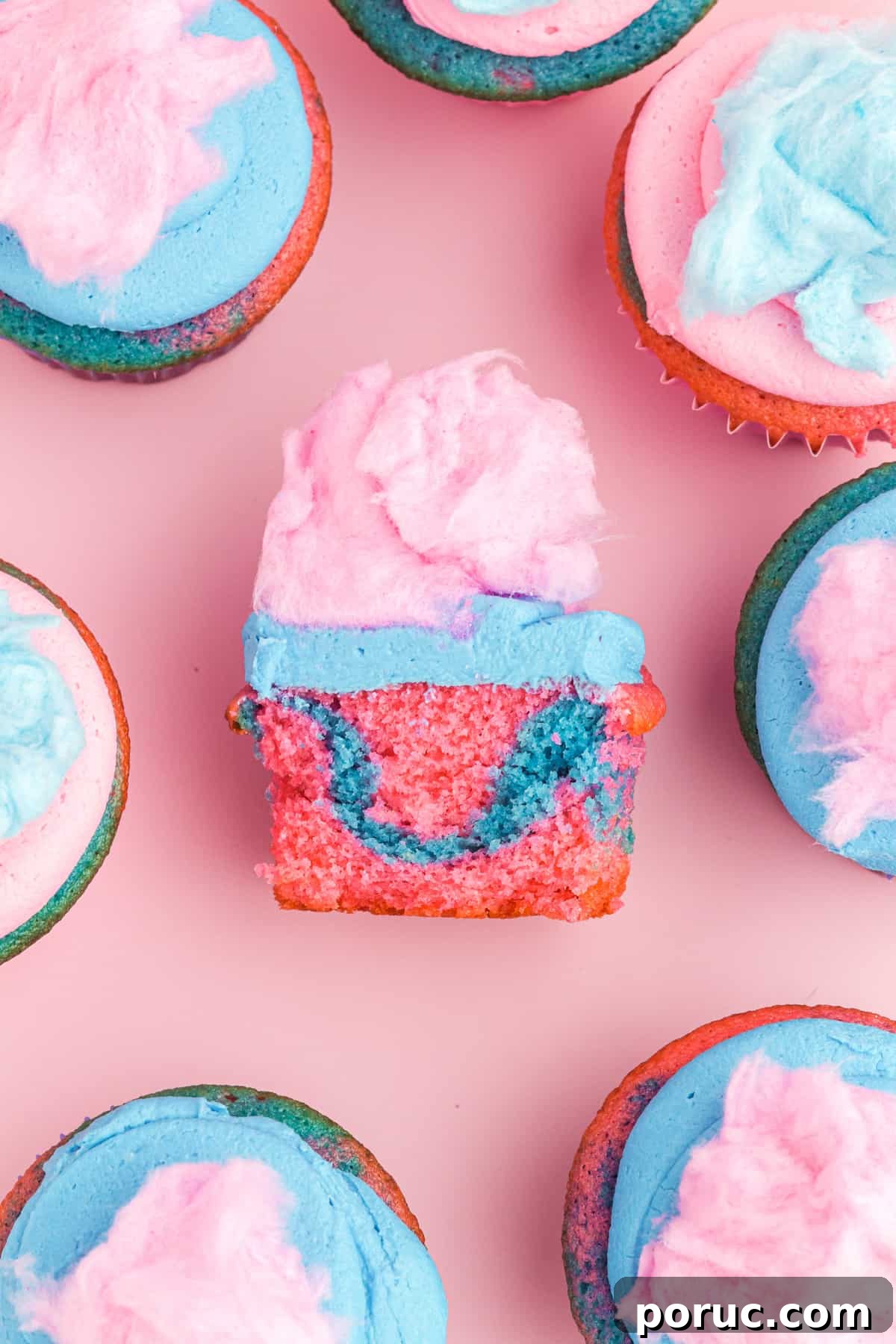 Whipped Cotton Candy Cake Recipe for Celebratory Parties 13 Cotton Candy Cupcakes (Made with Cake Mix!)