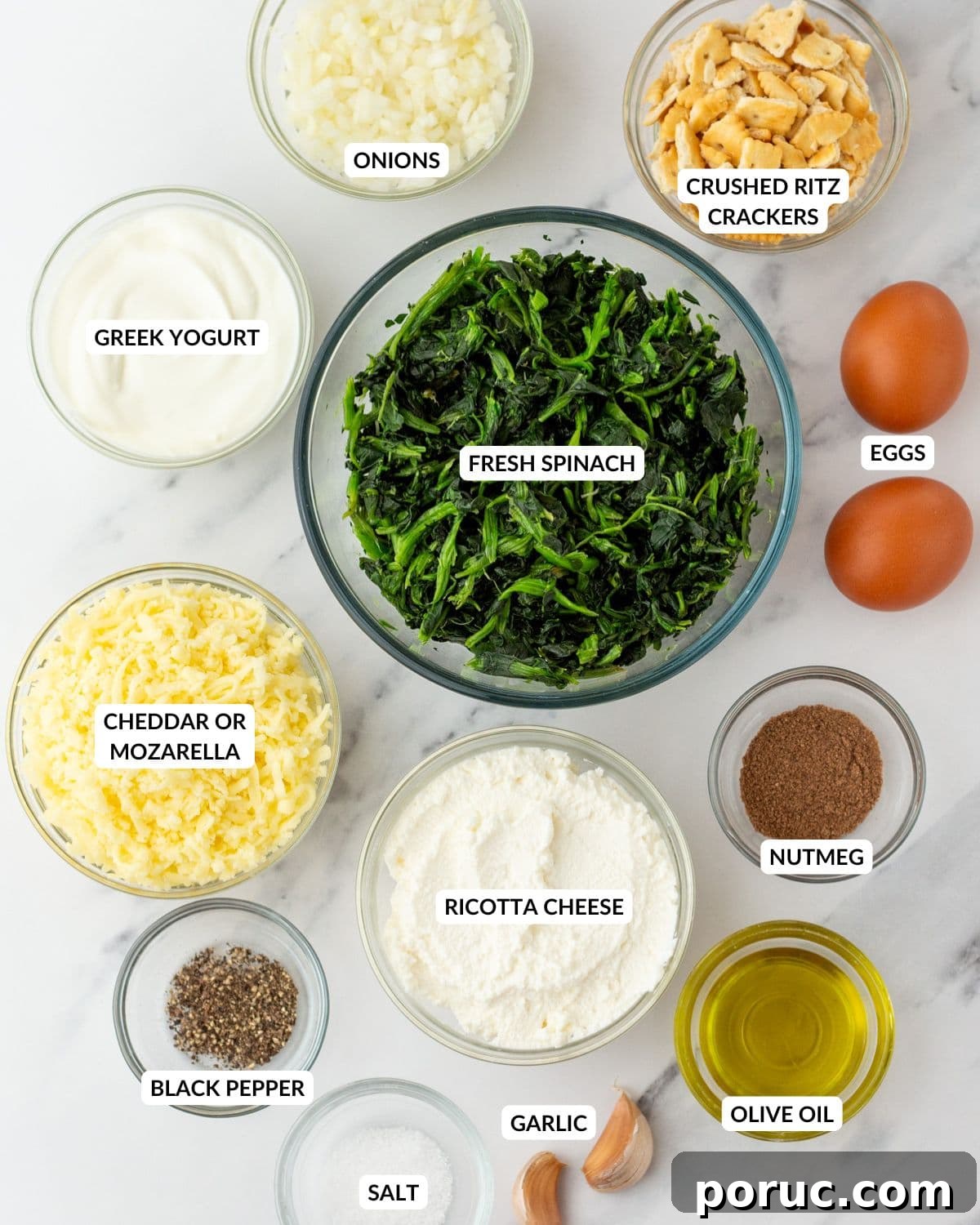 An overhead image of the ingredients of gobi manchurian.