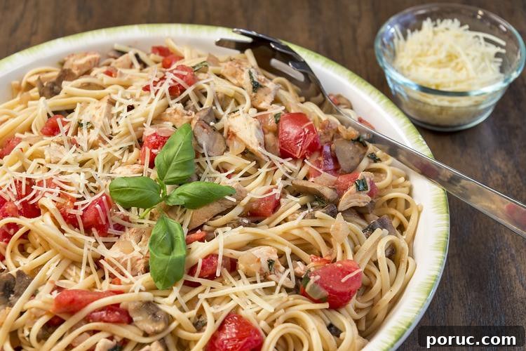13 Nutritious, Kid-Approved Dinner Ideas 2 One Skillet Chicken Linguine with Tomatoes