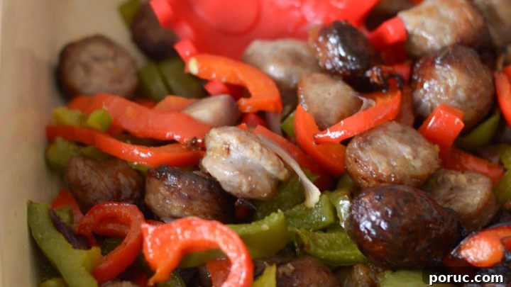Image for Air Fryer Bratwurst and Vegetables