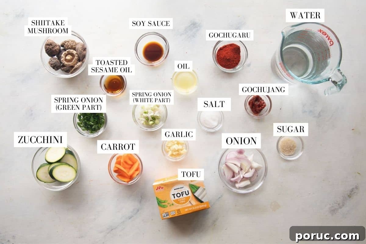 Soondubu Jjigae: Korean Soft Tofu Stew Recipe & Serving Tips 3 korean soft tofu stew ingredients
