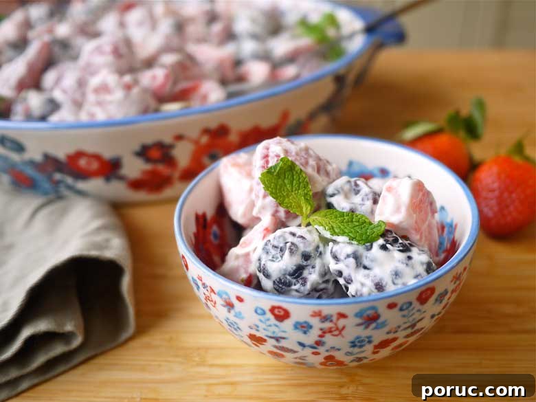 Paleo Coconut Cream with Mixed Berries (Gluten-Free) 8 Mixed Berries and Cream