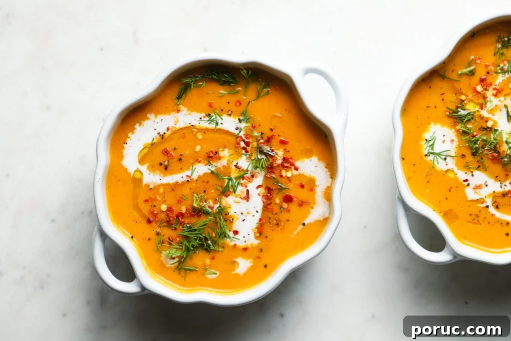 Creamy Pumpkin and Carrot Soup Recipe with Warm Spices 3 Pumpkin Carrot Soup