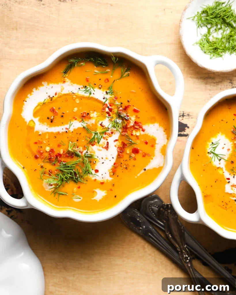Creamy Pumpkin and Carrot Soup Recipe with Warm Spices 4 Pumpkin Carrot Soup