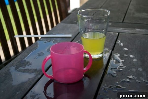 Help Kids Stay Hydrated in Hot Weather: Tips for Parents 3 Children's beaker for letting young children to drink