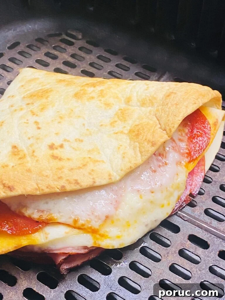 Savory Crescent Salami Roll-Ups for Appetizers and Parties 12 Air Fryer Italian Tortilla Wraps