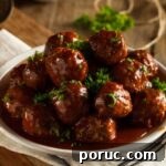 Slow-Cooker BBQ Meatballs for Crowd-Friendly Entertaining 5 crockpot bbq meatballs