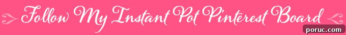 Creamy Broccoli Cheddar Soup in the Instant Pot: Fast Recipe 5 pink button with the words follow my Simply Happy Foodie pinterest board