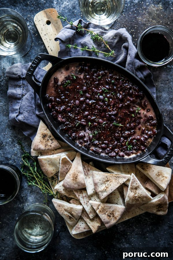 31 Festive Christmas Recipes to Make Today 4 Raspberry Chipotle Black Bean Gratin