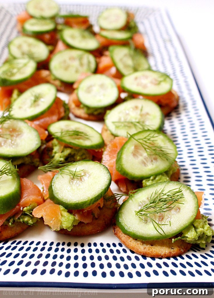 Brunch with Friends: Smoked Salmon and Avocado Crostini Recipe 6 Smoked Salmon Avocado Crostini