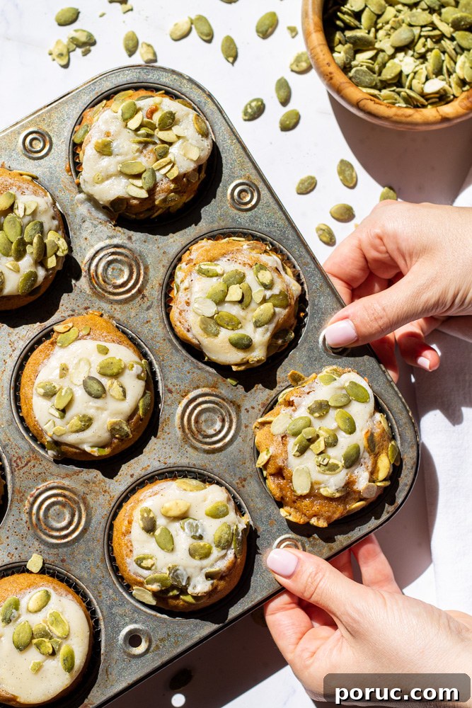Pumpkin Cream Cheese Muffins with Cinnamon Swirl Recipe 4 pumpkin cream cheese muffins