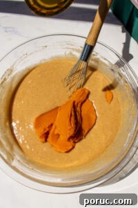 Pumpkin Cream Cheese Muffins with Cinnamon Swirl Recipe 9 pumpkin muffin batter