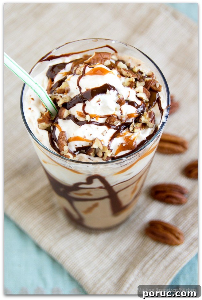 Turtle Iced Coffee Frappe: Creamy Chocolate Caramel Blend 2 turtle-iced-coffee-4