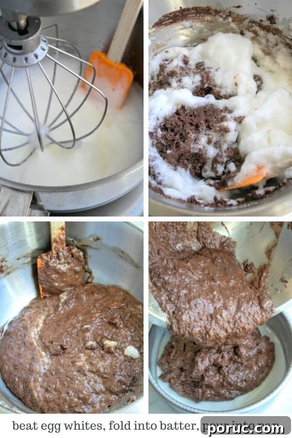 Keto Chocolate Torte Recipe: Rich Low-Carb Chocolate Cake 6 4 part image depicting how to make chocolate torte. see recipe card for full instructions | Seeking Good Eats