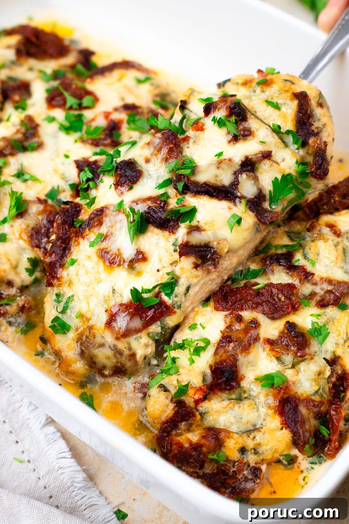 21 Comforting High-Protein Fall Recipes for Family Meals 14 Baked Tuscan Chicken