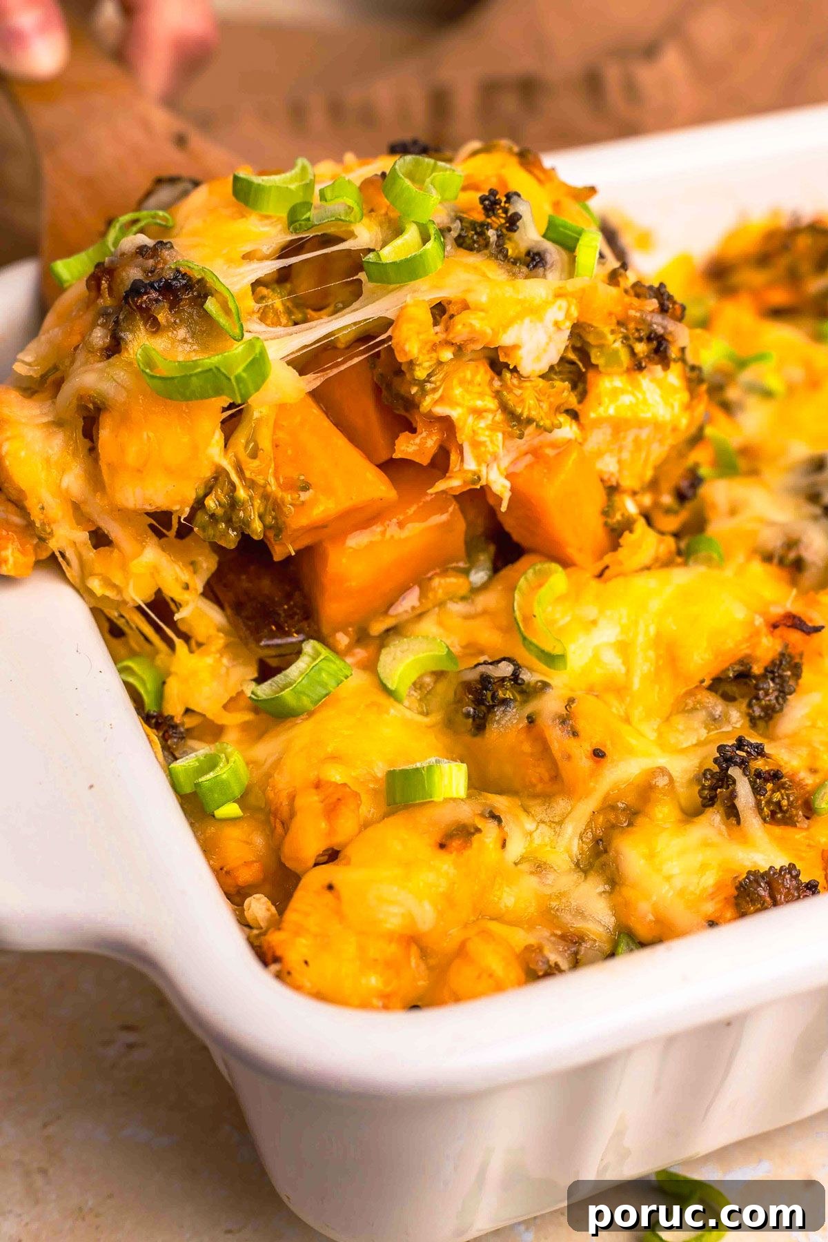 21 Comforting High-Protein Fall Recipes for Family Meals 19 Buffalo Chicken Sweet Potato Casserole