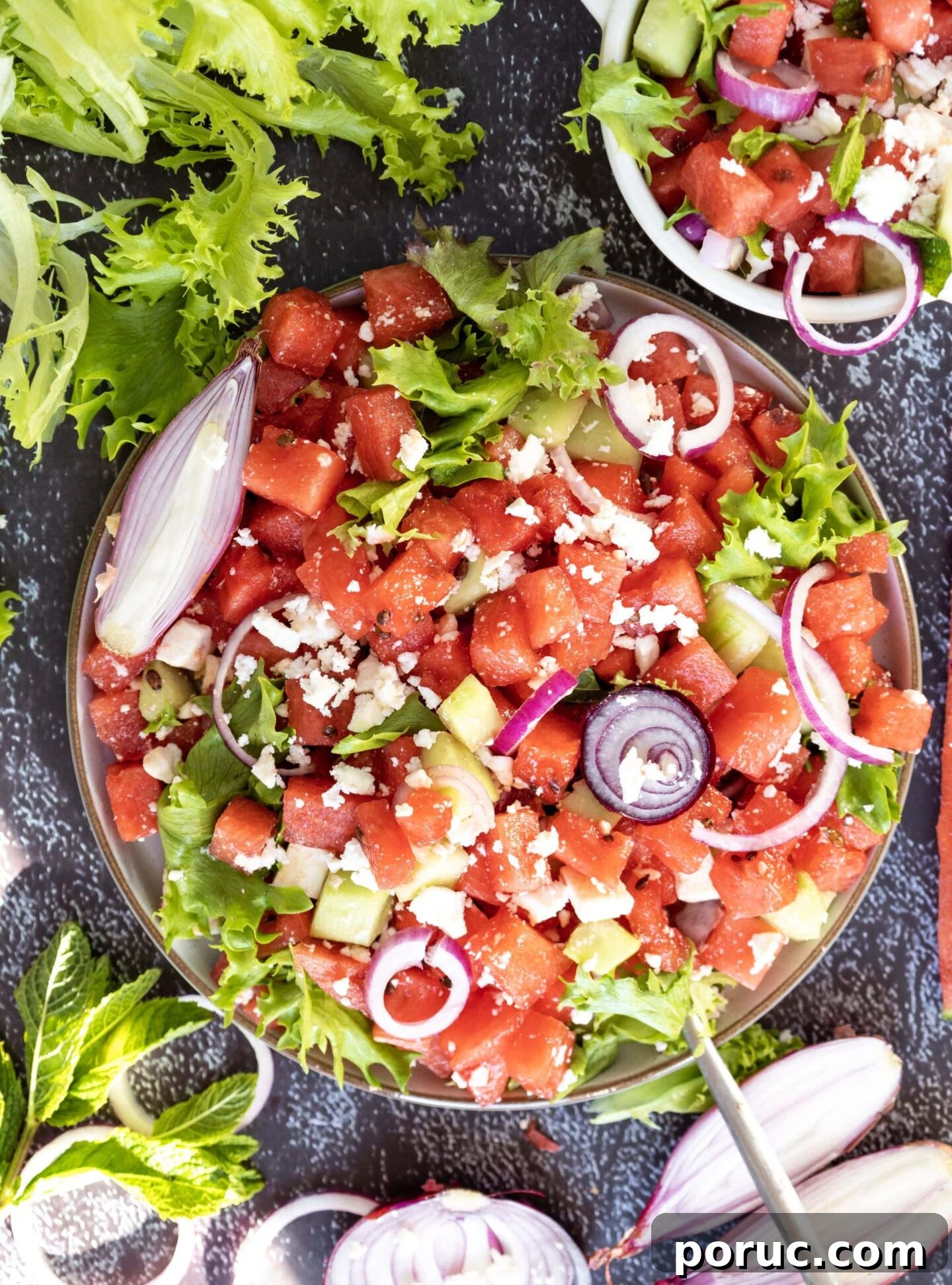 Watermelon salad