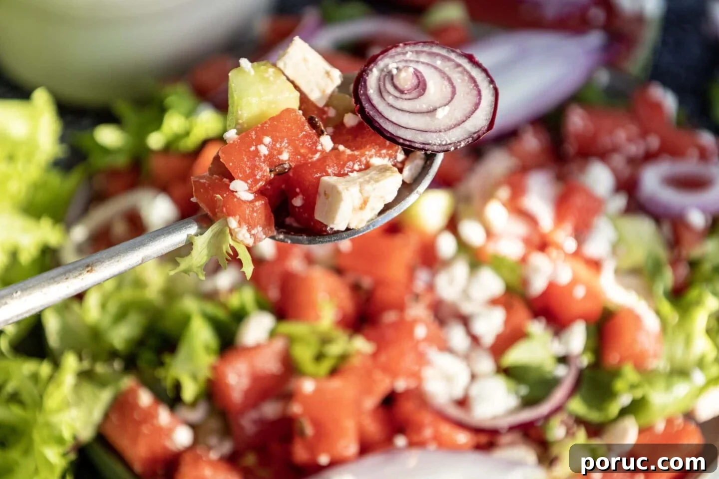 Plated salad