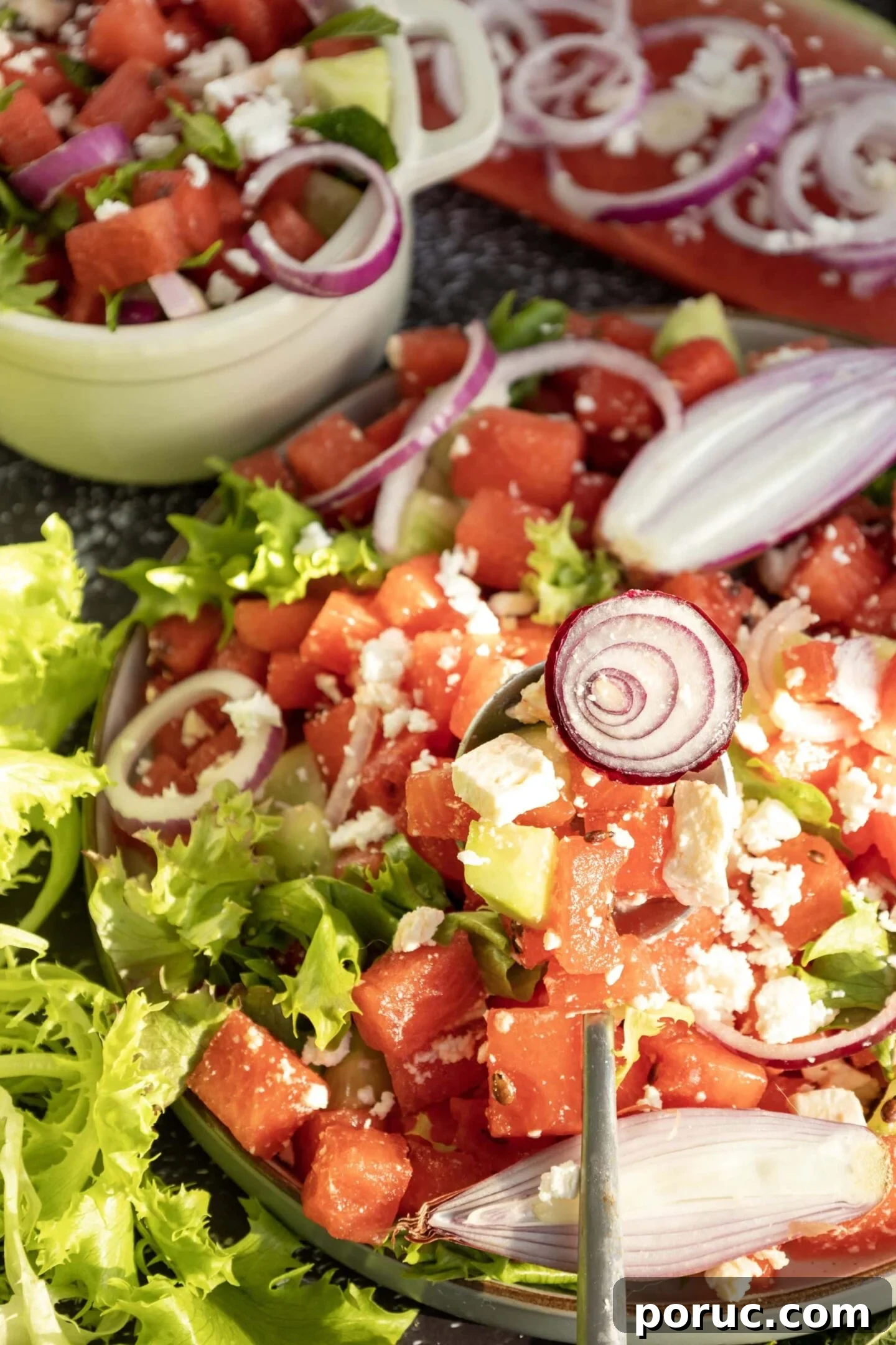 Salad close-up