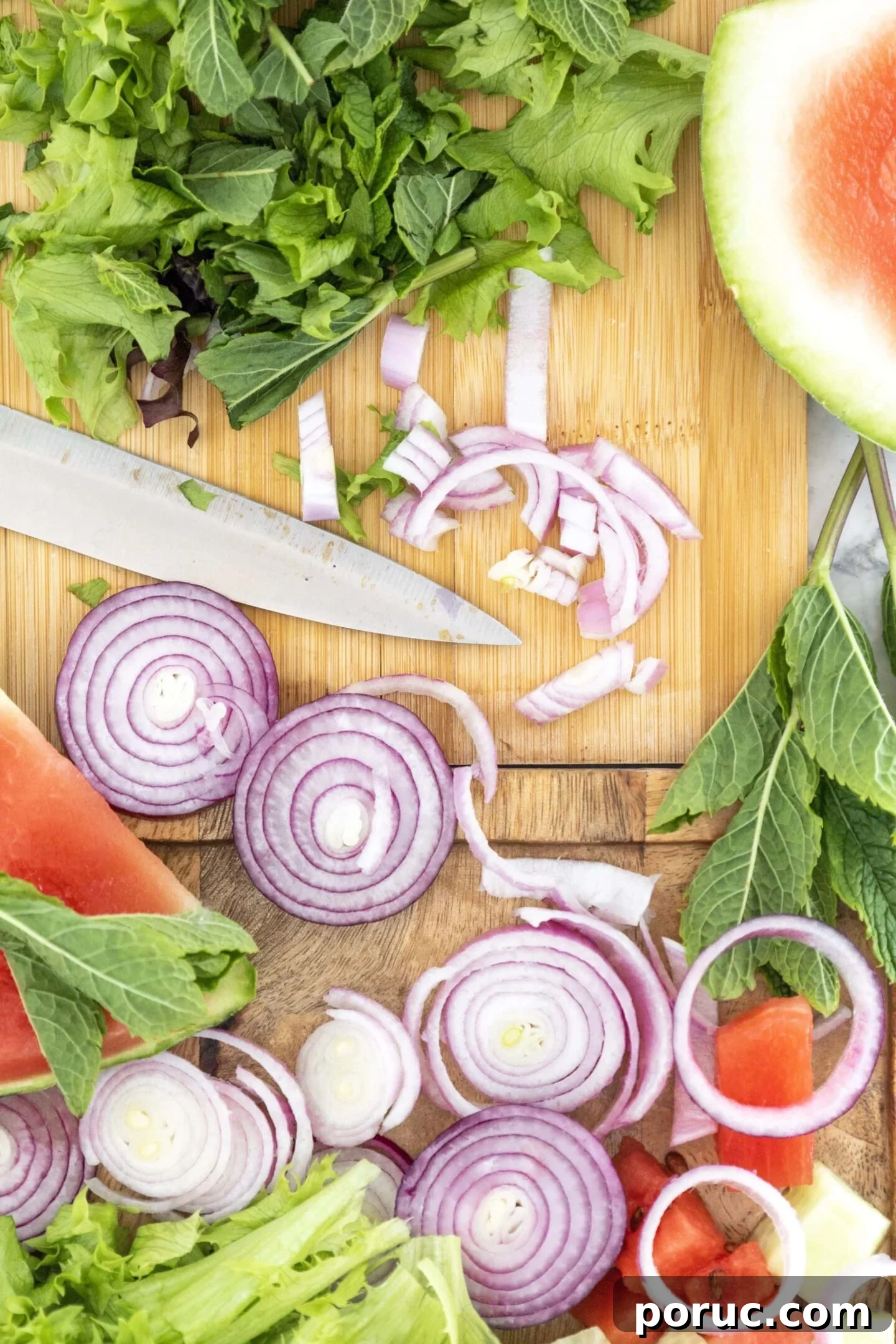 Sliced onion
