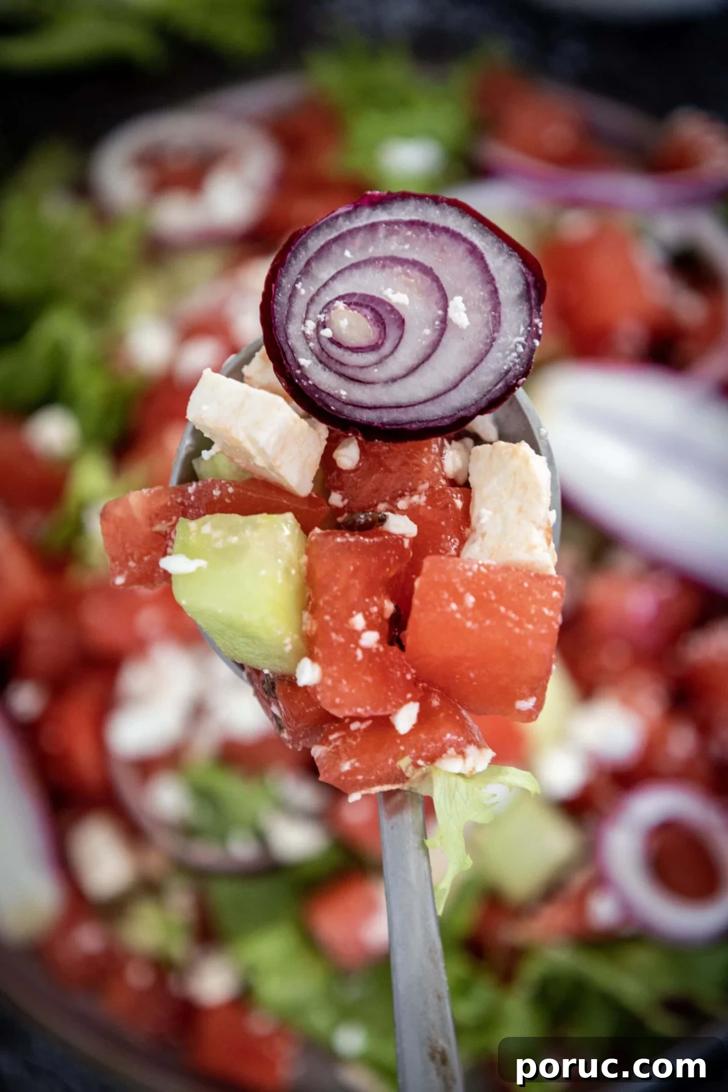 Finished salad